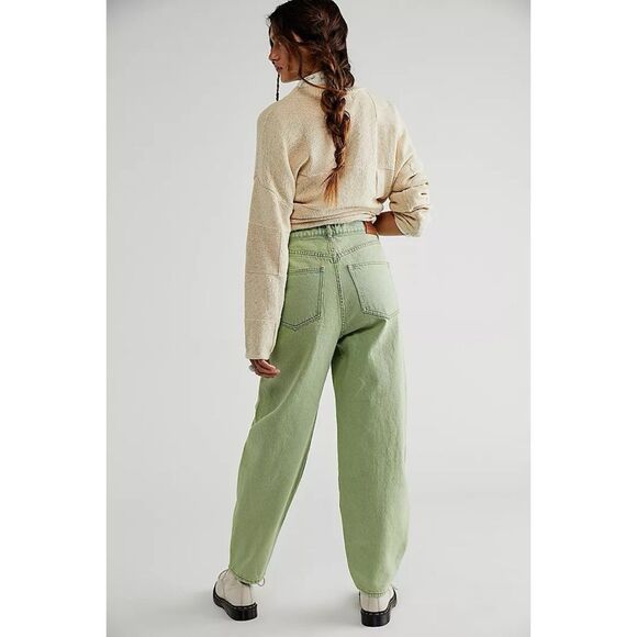 Free People x Scotch & Soda The Tide Overdye Balloon Leg Jeans Sz 30 - Picture 4 of 7